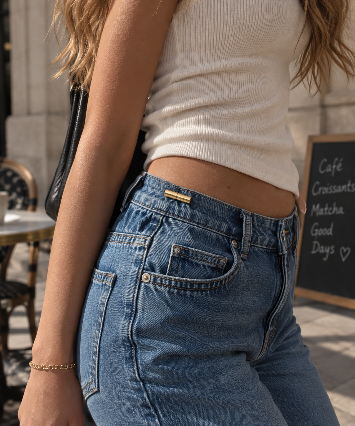 Jeans Pin Gold