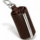Key Chain Bag Brown The Shoelace Brand Silver