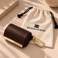 Key Chain Bag Brown The Shoelace Brand gold with dustbag