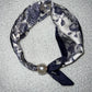 Magnetic Scarf Blue Floral
