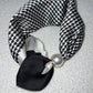 Magnetic Scarf Houndstooth