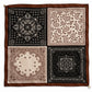 Magnetic Scarf Large Paisley Patchwork The Shoelace Brand flat