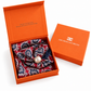 Magnetic Scarf Red Medallion in giftbox