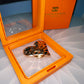 Magnetic brooch Heart Gold
