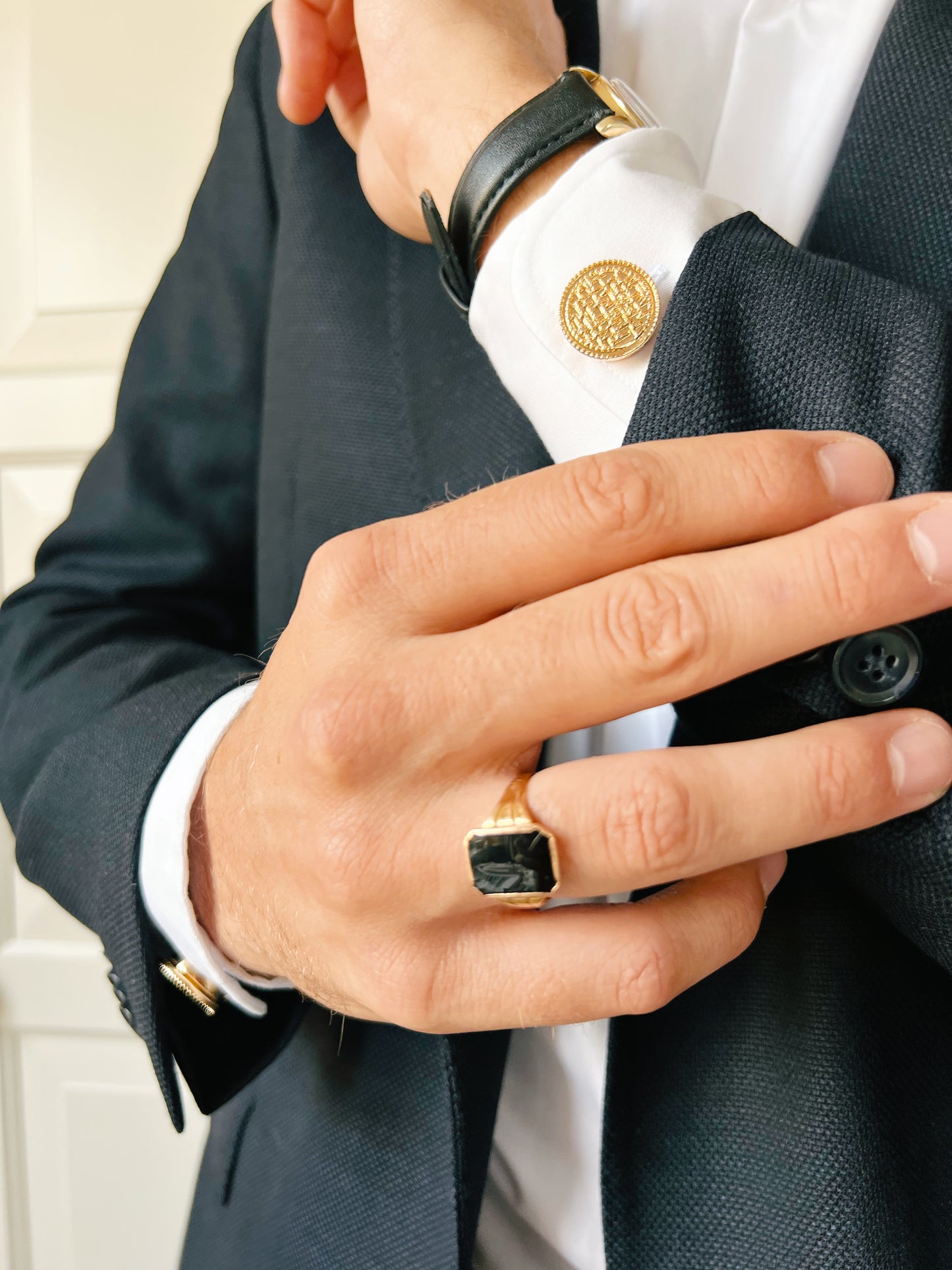 Magnus – Faux Cufflinks Gold (2-pack)