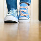 Nude shoelaces bow lacing