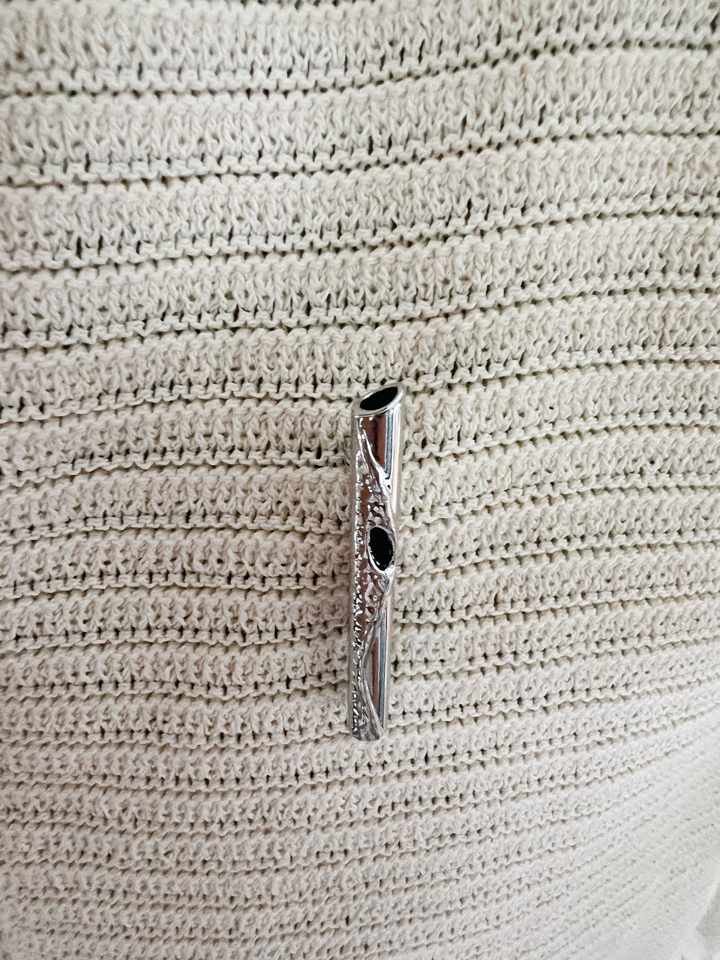 Oma Vase Brooch Silver The Shoelace Brand super cute