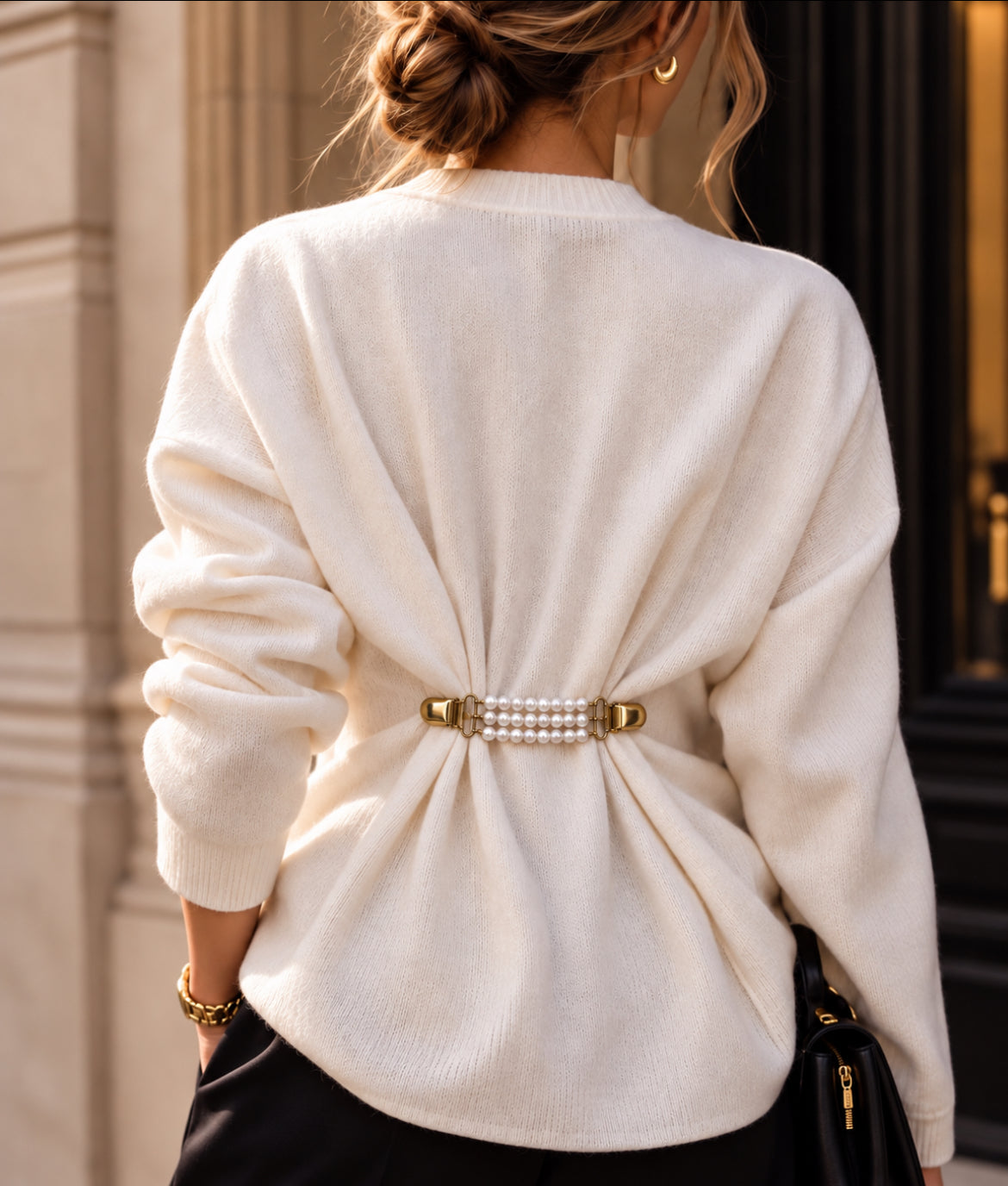 Pearl Clothing Clip The Shoelace Brand knitwear