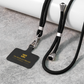 Universal phone strap in black and silver