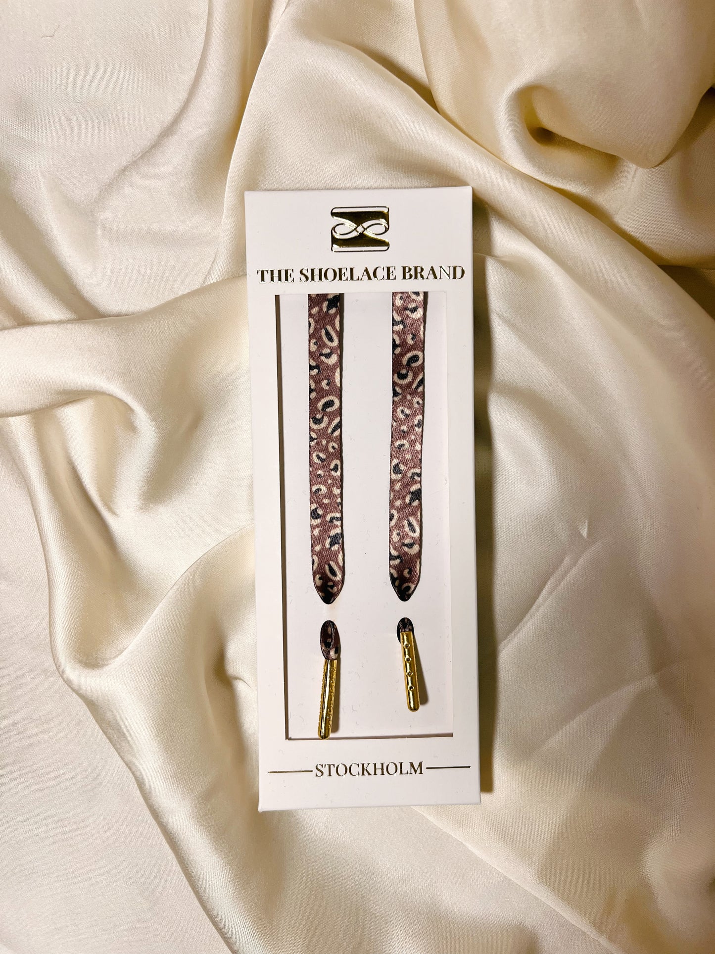 Mauve Classic Leopard Skosnören