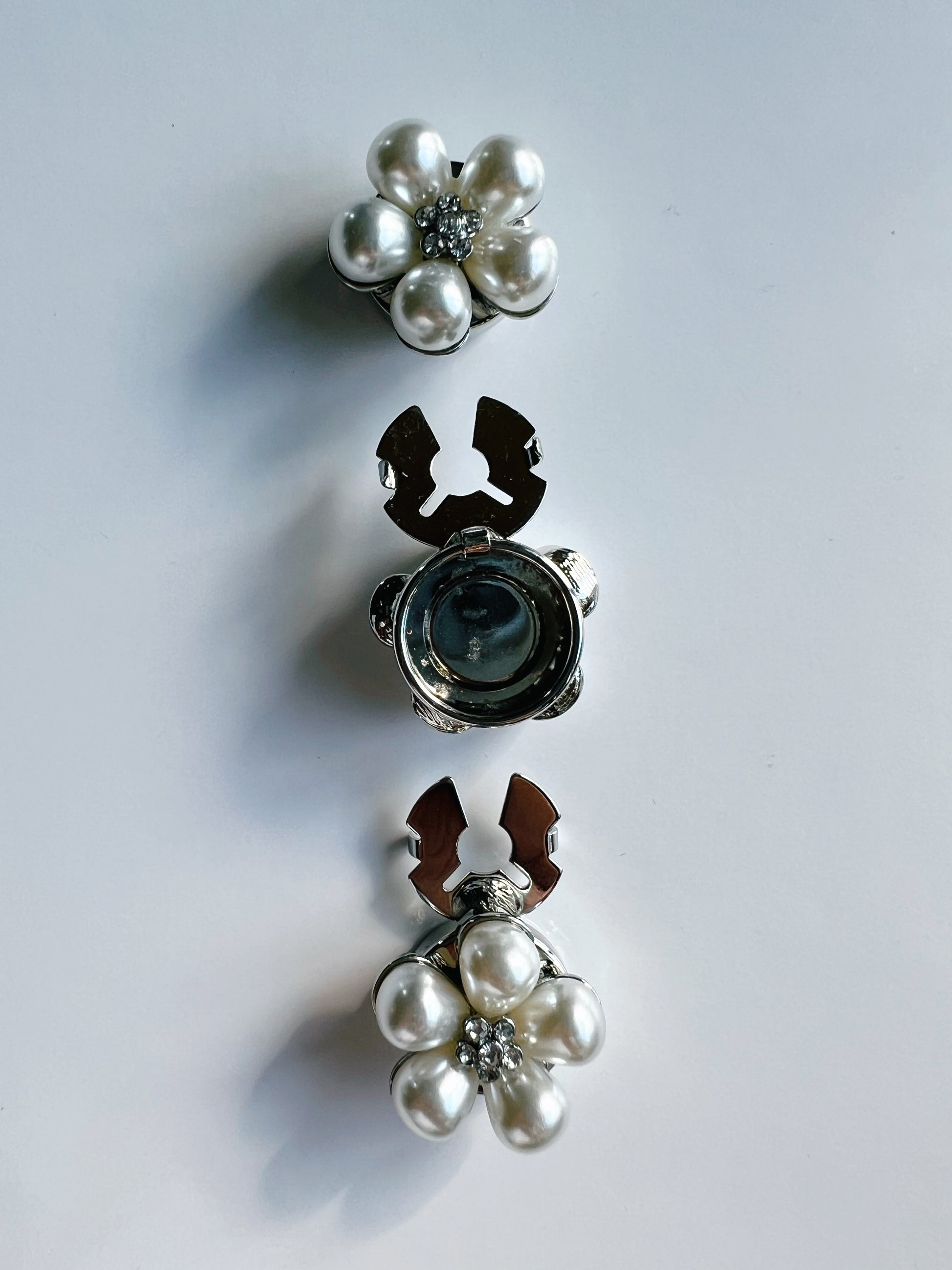Rosi Button Charm from all angles The Shoelace Brand