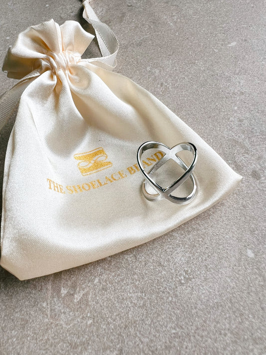 Scarf Ring Cross Silver S The Shoelace Brand