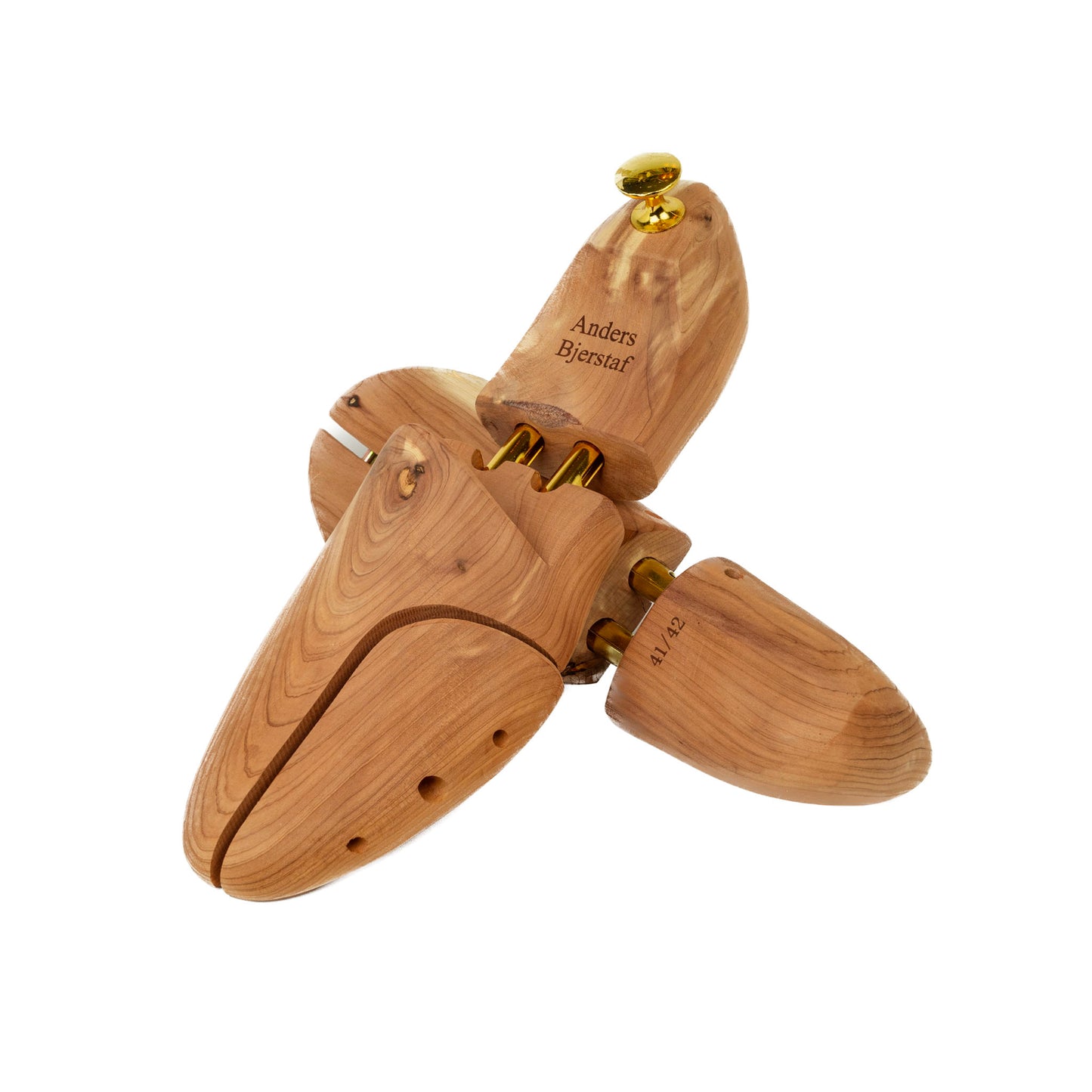 Shoe trees in cedar wood