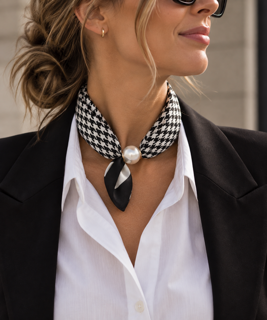 Magnetic Scarf Houndstooth