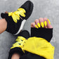 Yellow silk shoelaces - The Shoelace Brand - Lisa Ankarman