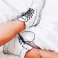 PU shoelaces fake snakeskin grey - The Shoelace Brand