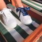 Navy Silk Shoelaces - The Shoelace Brand