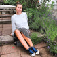 Navy Silk Shoelaces - The Shoelace Brand