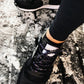PU shoelaces fake snakeskin purple- The Shoelace Brand