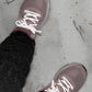 Reflective shoelaces round white - The Shoelace Brand