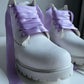 Purple Orchid Silk Shoelaces - The Shoelace Brand
