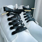 Black glitter shoelaces - The Shoelace Brand