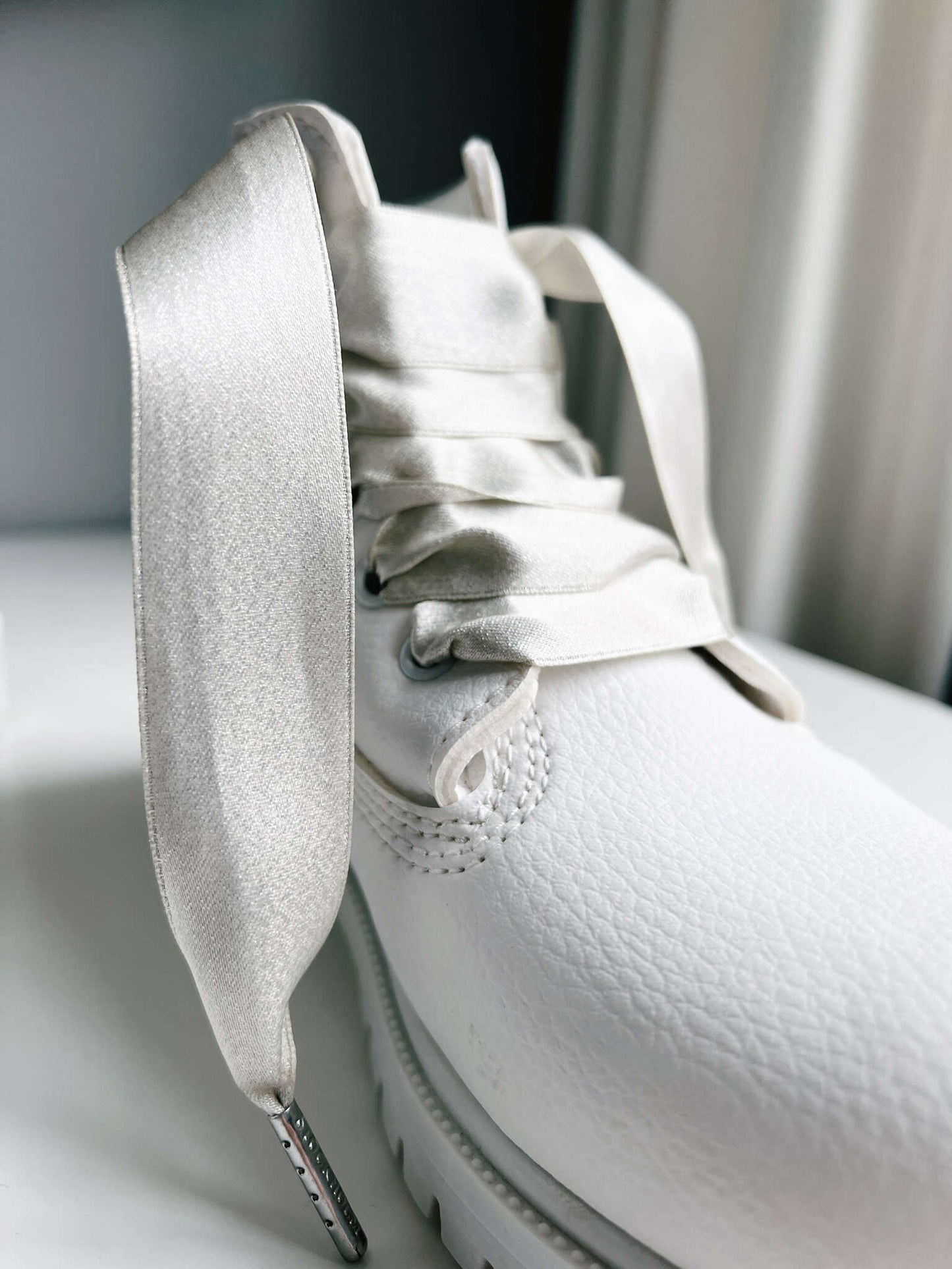 Wedding shoelaces glitter silk - The Shoelace Brand